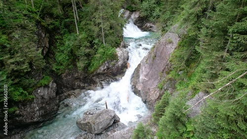 Beautiful waterfall in Great Smoky Mountains National Park