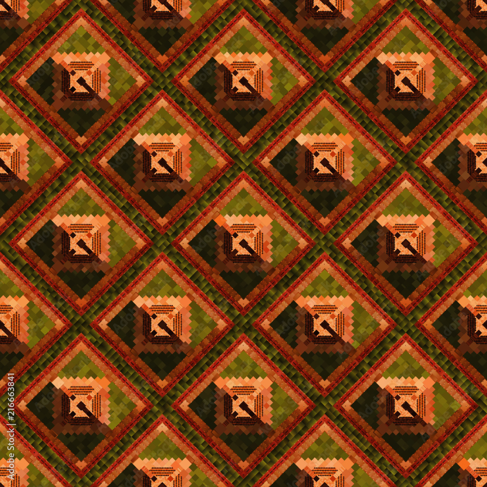 the Mayan pyramids aerial view seamless patter the Mayan pyramids aerial view seamless patter