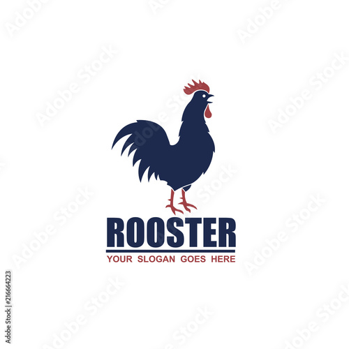 rooster icon design isolated on white background