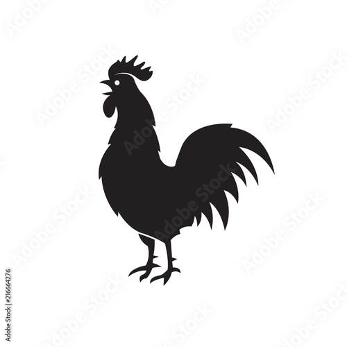 rooster icon design isolated on white background