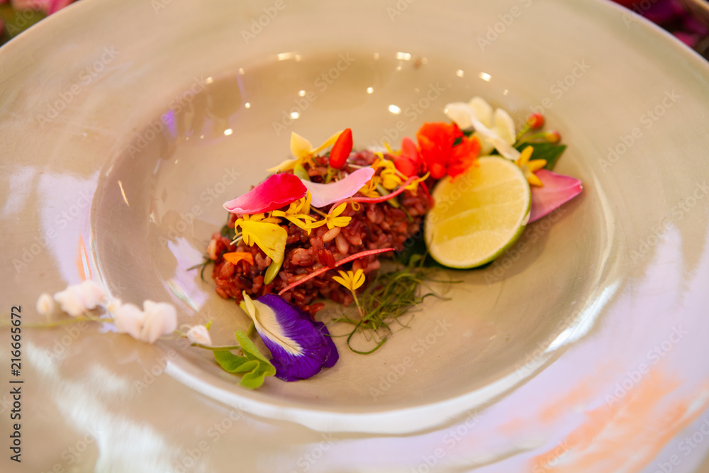 Edible Flower Cuisine and Gorgeous Food Presentation