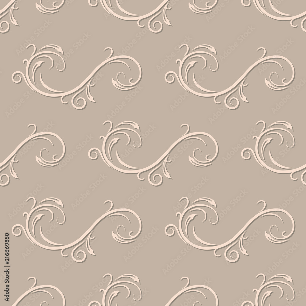 Seamless pattern for wallpaper, screen savers, fabric, interior decoration.