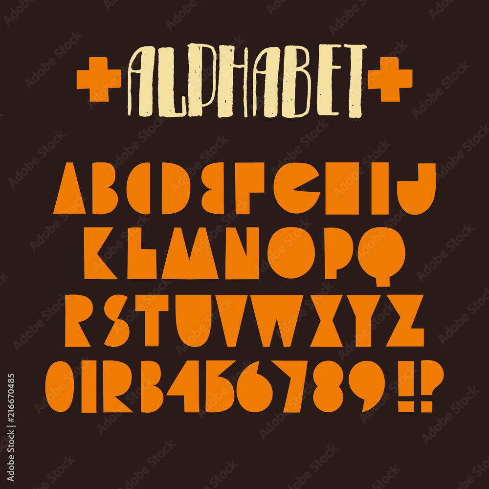 Cute vector alphabet. Nursery print creator Cute vector alphabet. Nursery print creator