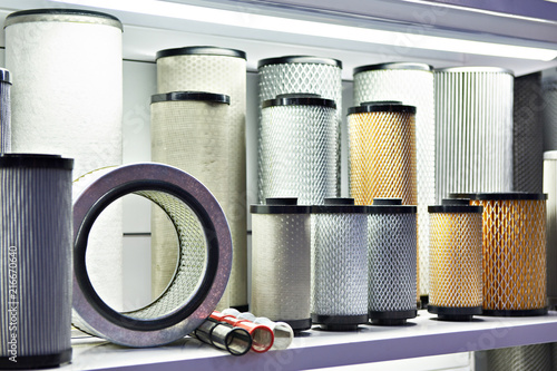 Fotografie Filter elements for industrial and oil gas