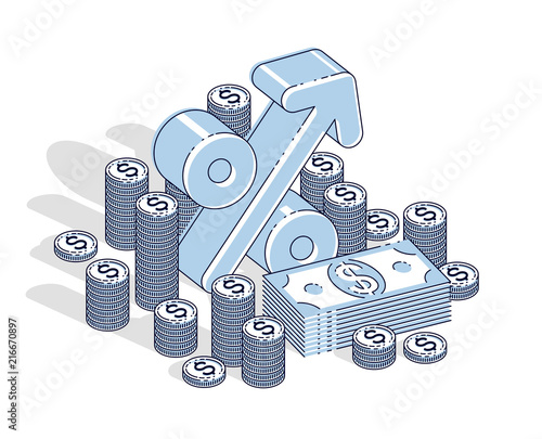 Percentage rate earnings in...