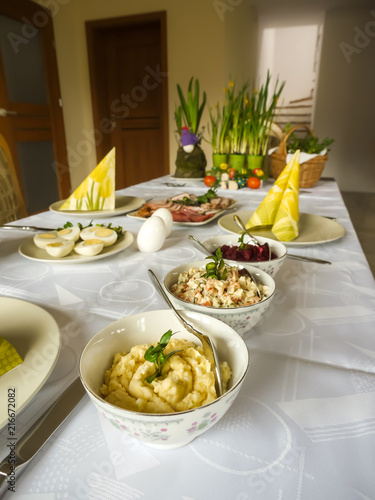 Traditional Polish Easter table