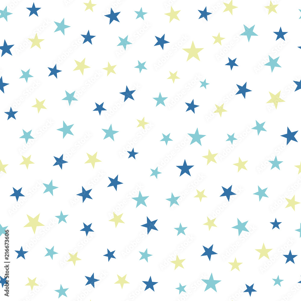 Seamless pattern with stars. Childish vector background Seamless pattern with stars. Childish vector background
