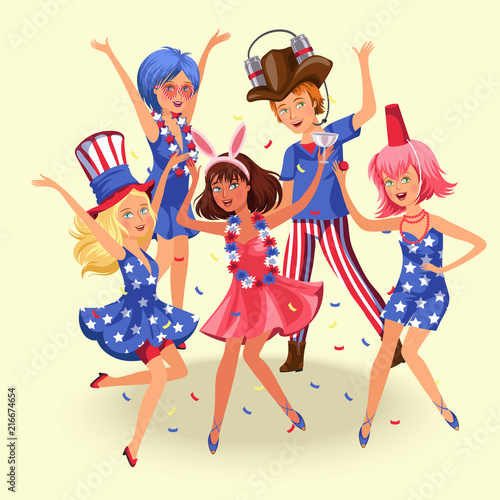 Students party poster