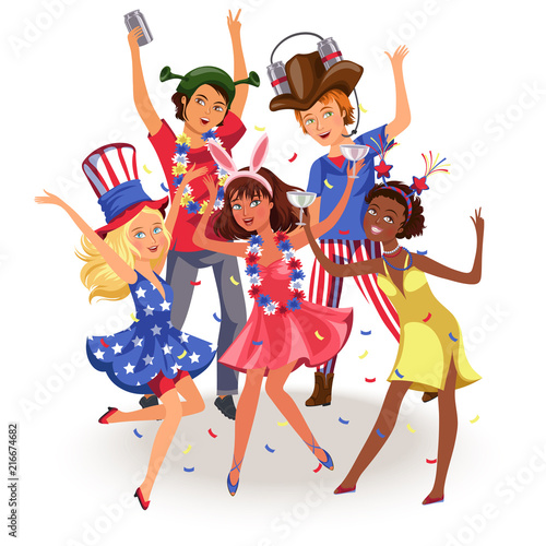 Students party poster