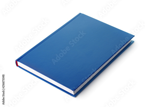 Blue hardcover book