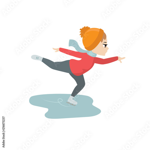 Children sport illustration