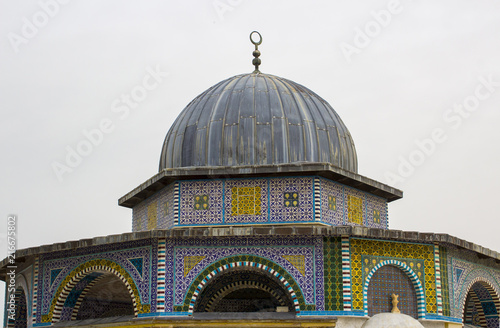 The Dome of The Chain Islamic Shrine in Jerusalem Israel