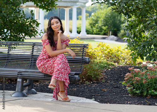 Woman on bench_1