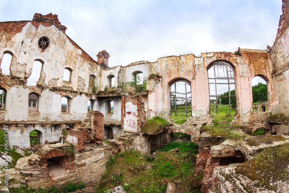 Ruins of old metallurgical plant