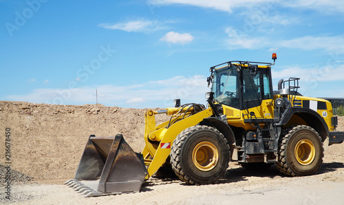 Bagger auf Bausteller © Daniel Ernst