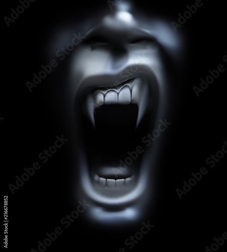 vampire screaming