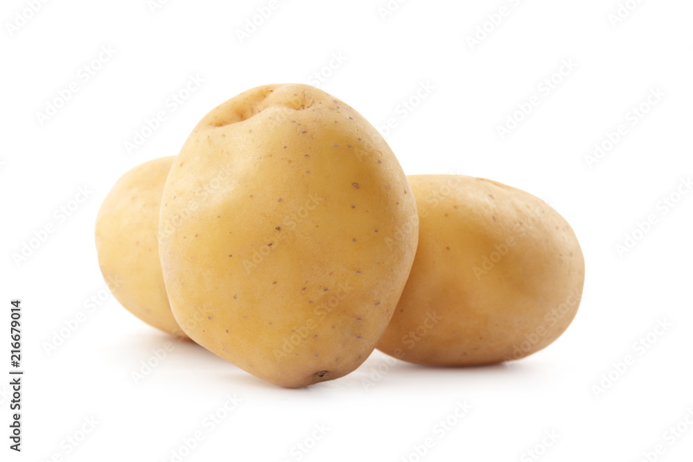 potato isolated on white background potato isolated on white background