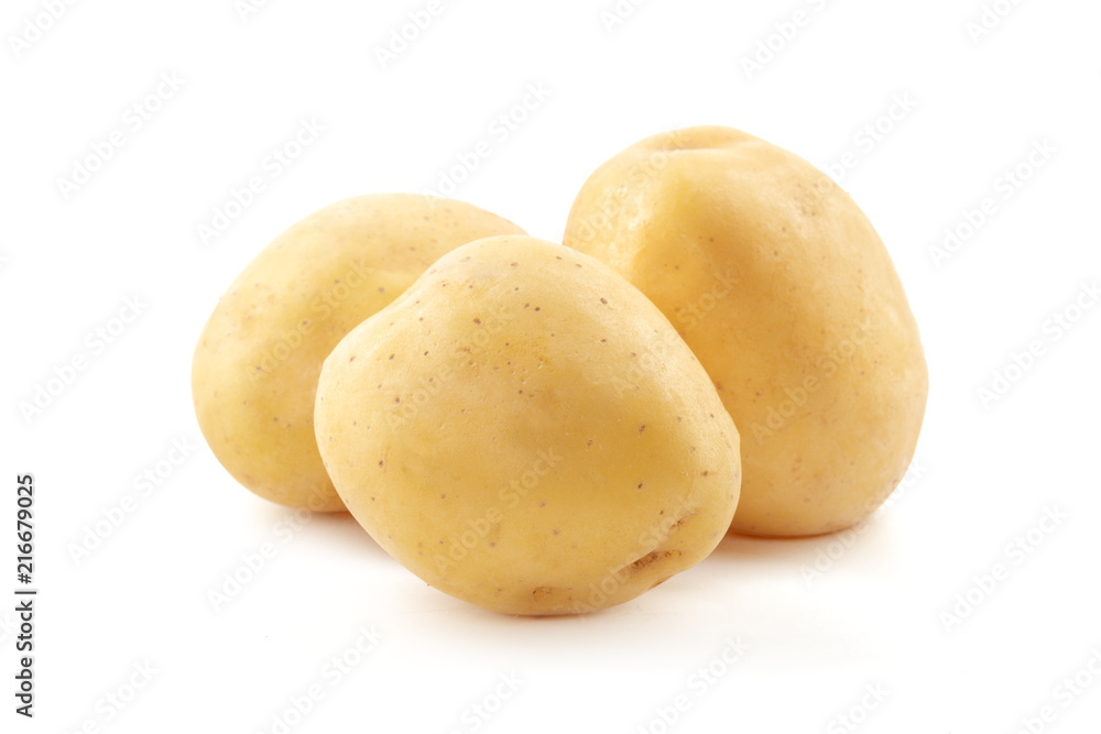 potato isolated on white background potato isolated on white background