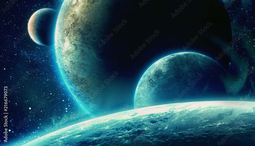 Fototapeta premium planets in space