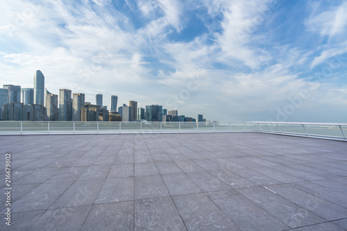 panoramic city skyline 