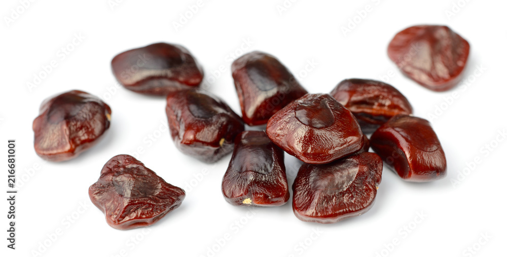 tamarind seeds isolated on white tamarind seeds isolated on white