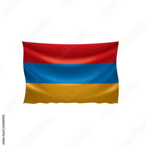 Armenia flag  vector illustration