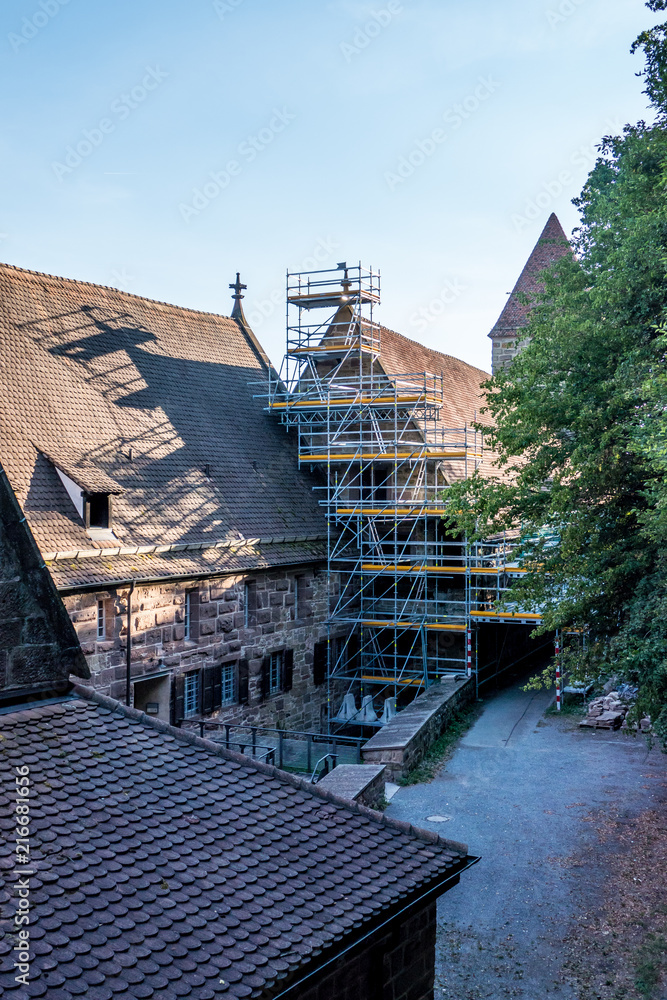 Sanierungsarbeiten im Kloster Maulbronn Sanierungsarbeiten im Kloster Maulbronn