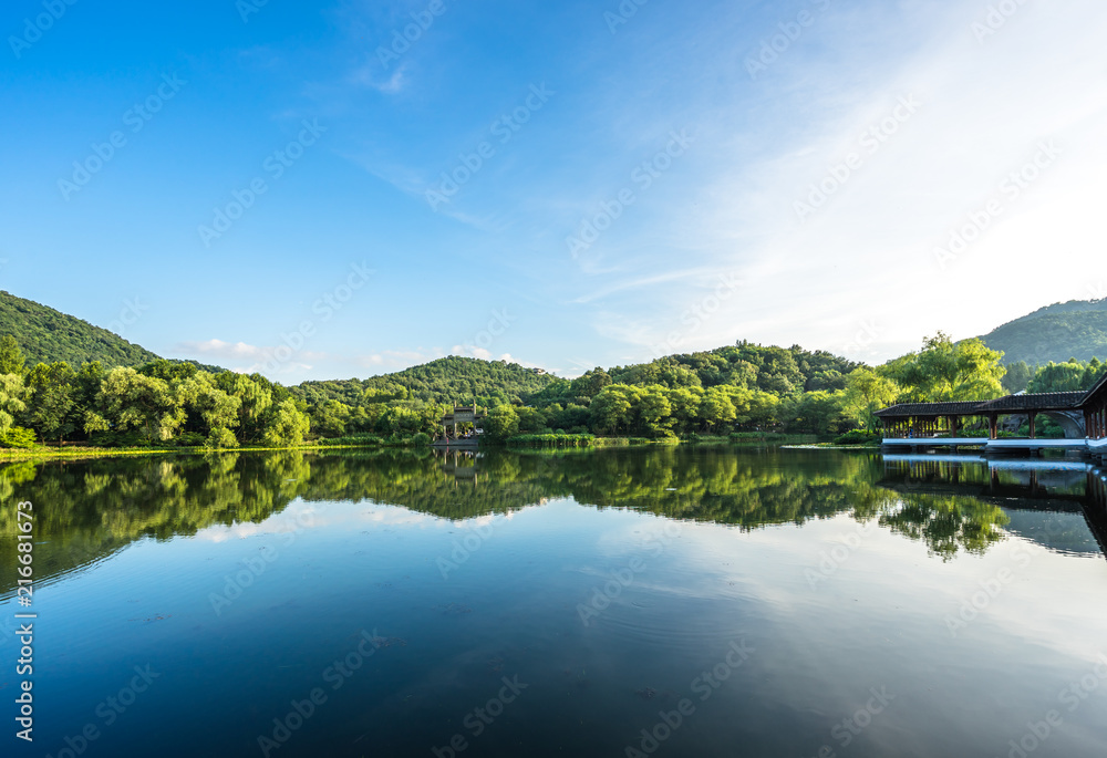 landscape of yuhao bay in west lake hangzhou china landscape of yuhao bay in west lake hangzhou china