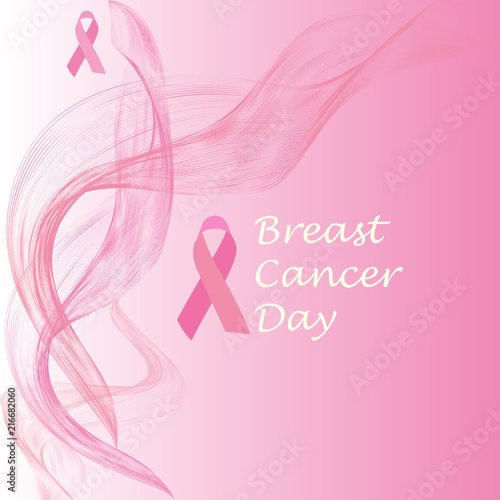 Breast cancer diagram illustration