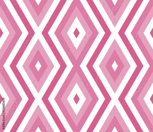 Seamless abstract background with rhombuses. Infinity geometric pattern. Vector illustration.