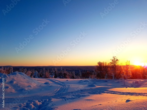 Sunset in Schweden