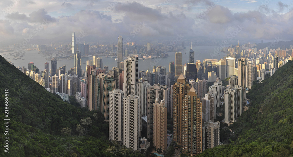 HongKong, view of the city