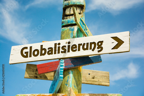 Schild 282 - Globalisierung