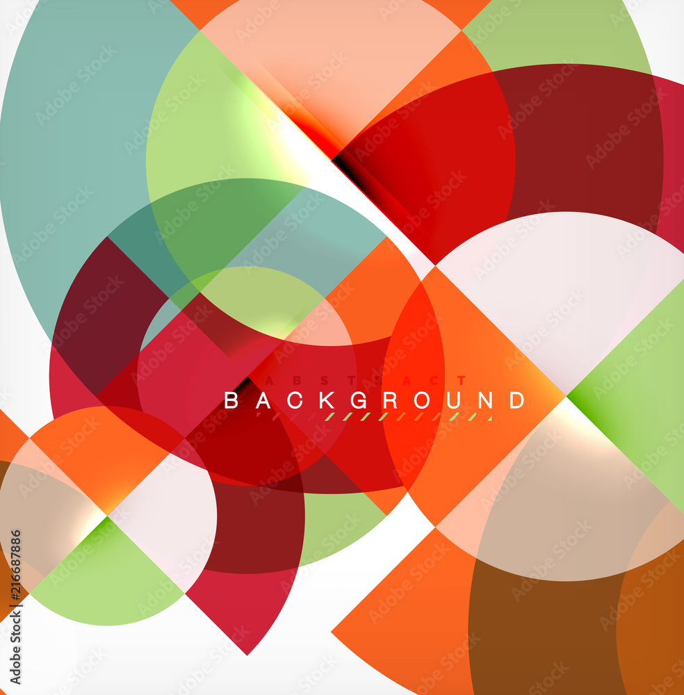 Obraz premium Modern circle abstract background