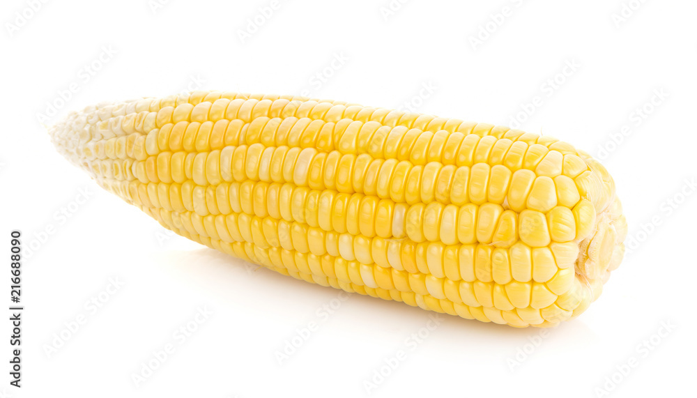 Fresh corn isolated on white background Fresh corn isolated on white background