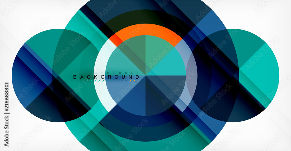Vector circle abstract background Vector circle abstract background