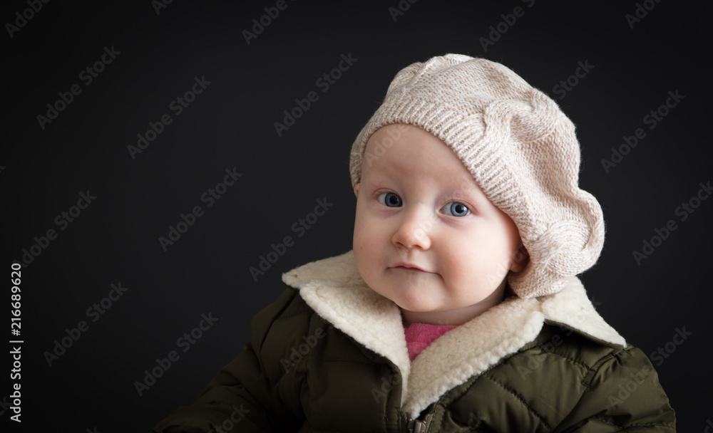 Portrait of the happy baby , Portrait of the happy baby ,