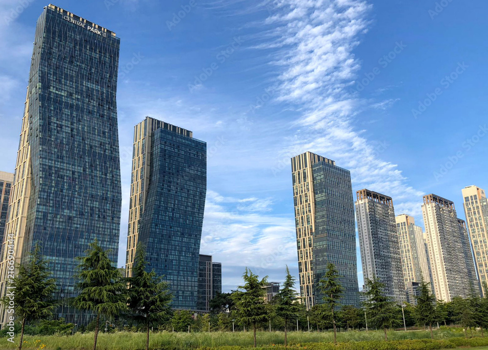 Obraz premium Songdo Central Park