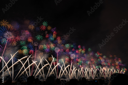 長岡の花火　Nagaoka fireworks photo