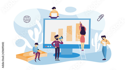 Benchmarking concept illustration