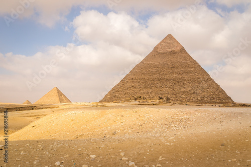 Pyramids at Giza  Cairo  Egypt