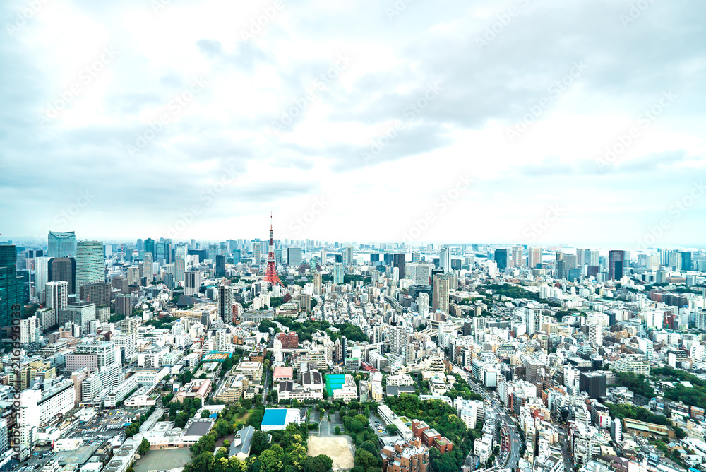 Tokyo Tower, Japan - communication and observation tower. It was the tallest artificial structure in Japan until 2010 when the new Tokyo Skytree became the tallest building of Japan. Tokyo Tower, Japan - communication and observation tower. It was the tallest artificial structure in Japan until 2010 when the new Tokyo Skytree became the tallest building of Japan.