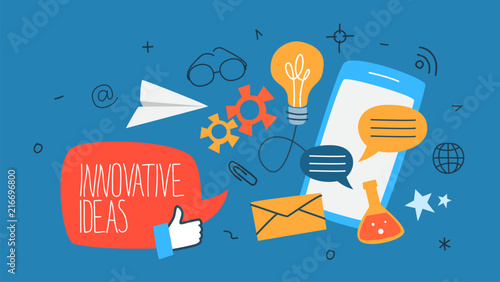 Innovative idea concept illustration