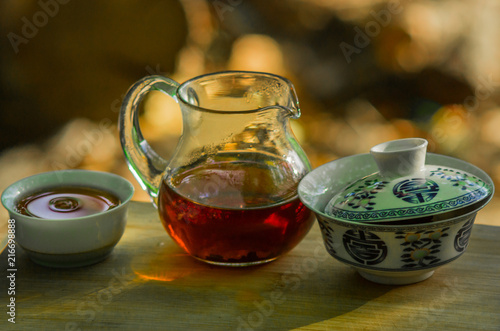 tea ceremony in nature