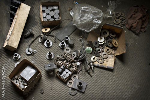 Antique Washers and Hardware