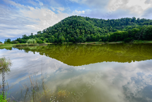 Beautiful view of Tsover lake, Dsegh, Armenia