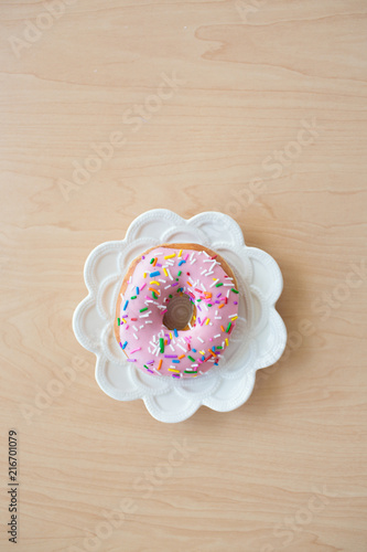 Donut and sprinkles