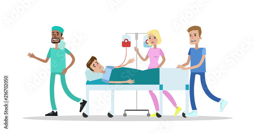 Emergency surgery illustration