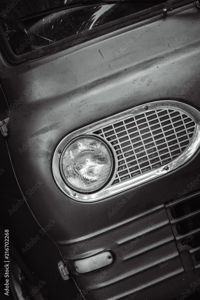 Vintage Headlight Car