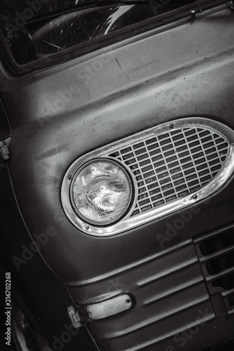 Vintage Headlight Car © Aris Suwanmalee